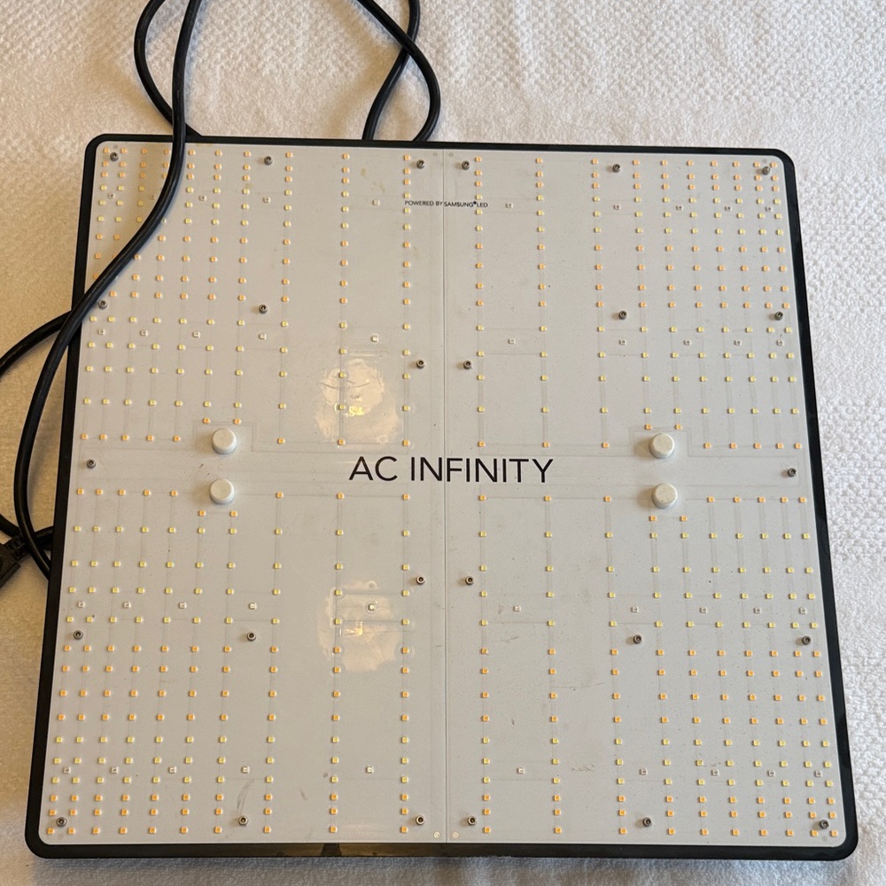 NFINITY Black LED Panel with Geometric Design